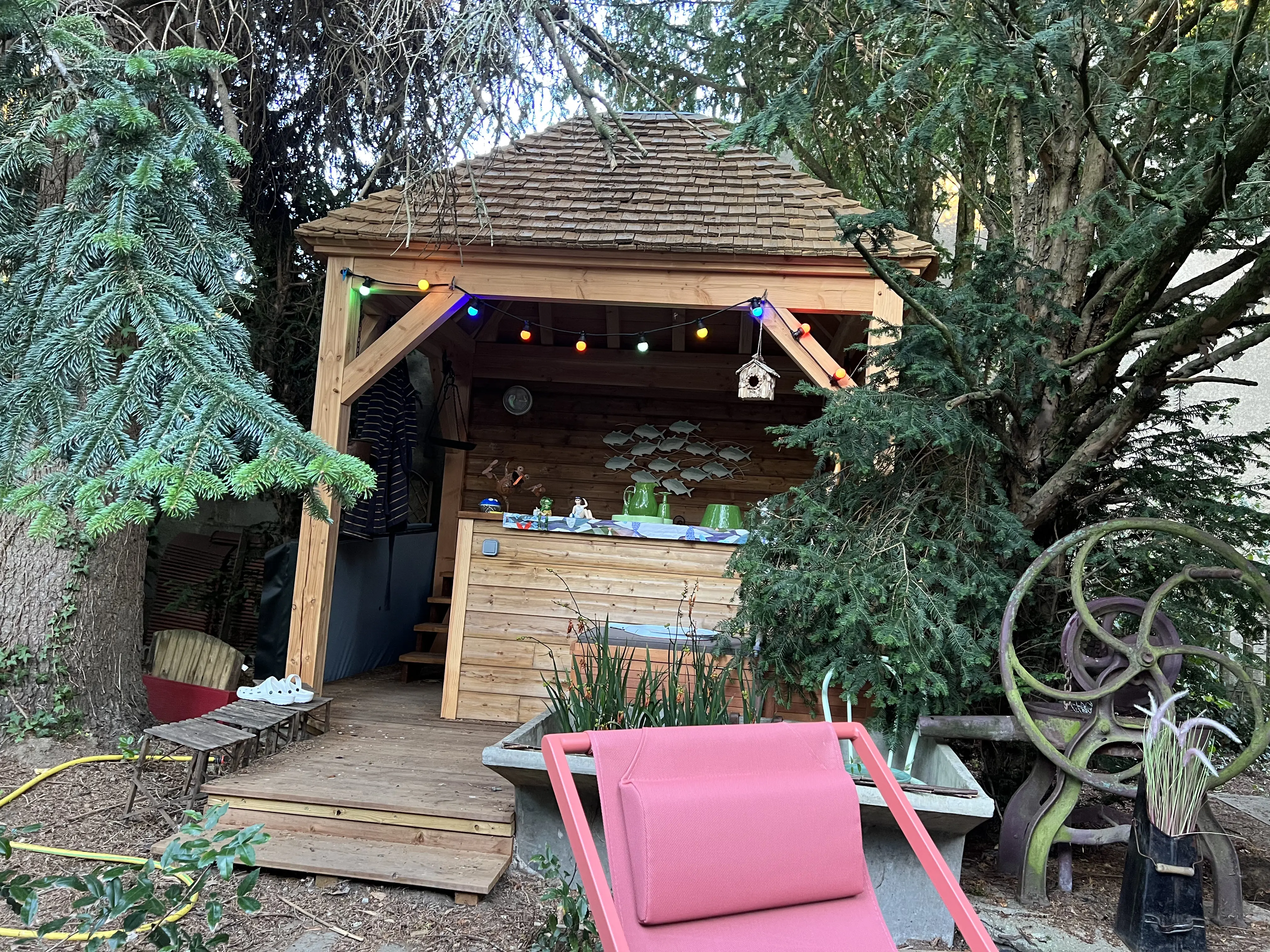 Veranda lumineuse, moderne et élégante